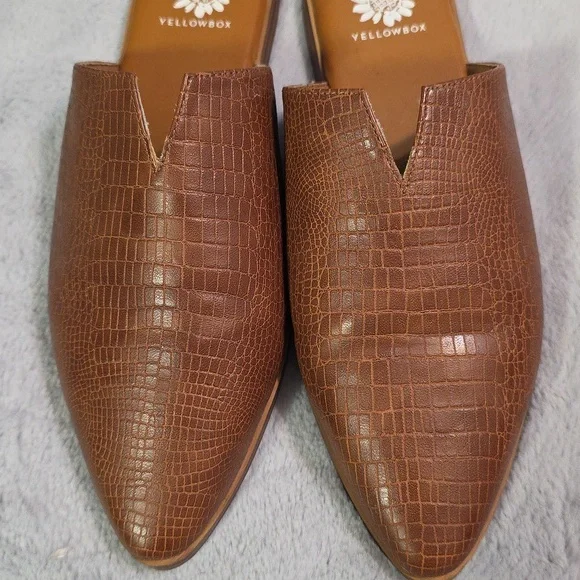 Yellowbox Brown Mules - Picture 3 of 7